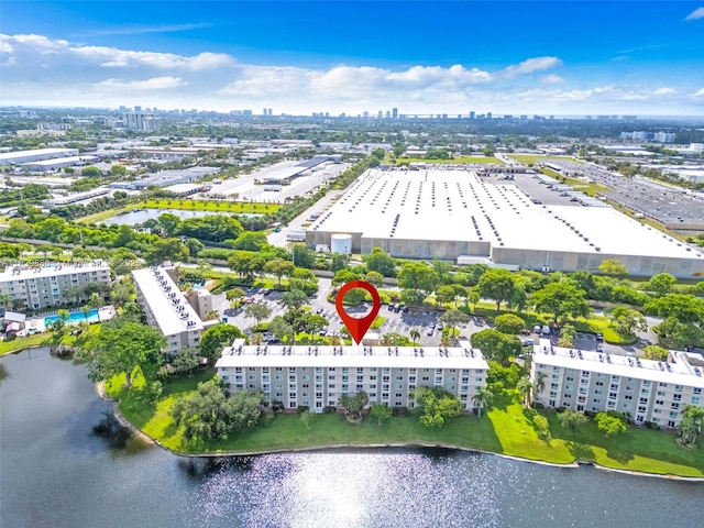 2106 S Cypress Bend Dr Unit 203, Pompano Beach, FL 33069 - bird's eye view of city skyline and a large body of water