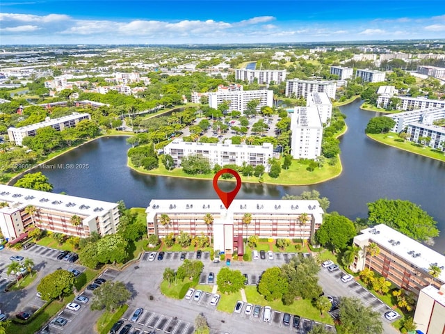 2106 S Cypress Bend Dr Unit 203, Pompano Beach, FL 33069 - view of urban area with a nearby body of water and apartment complex / building