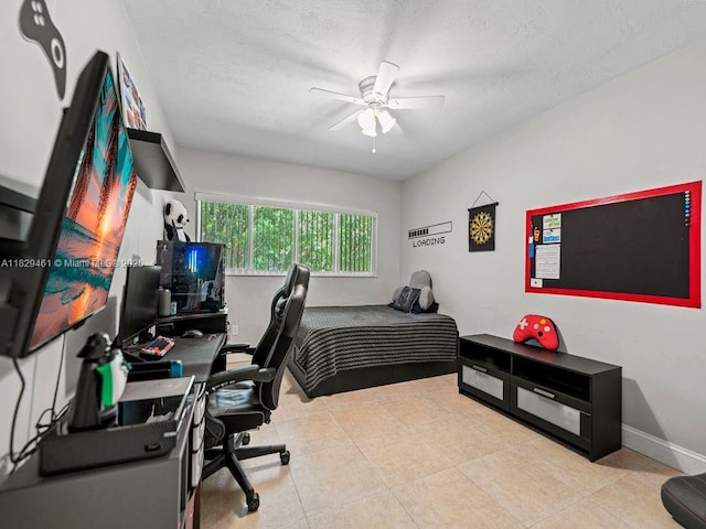 13530 SW 77th Ave, Pinecrest, FL 33156 - bedroom featuring a desk and ceiling fan
