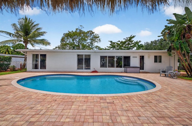 6201 SW 3rd St, Plantation, FL 33317 - view of pool featuring a patio area