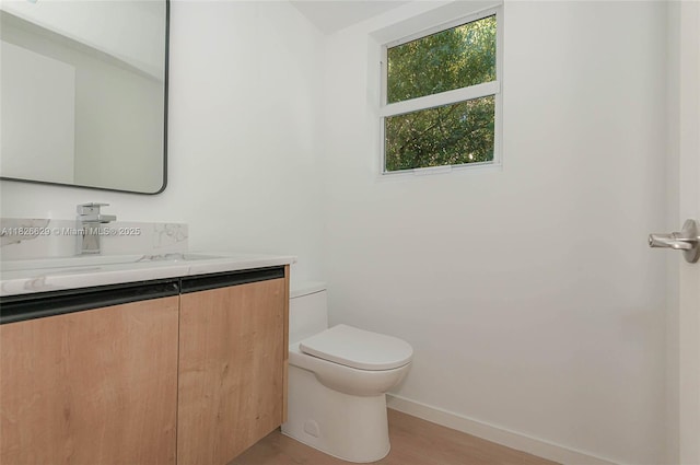 844 SE 12th Ct Unit 8, Fort Lauderdale, FL 33316 - bathroom with vanity and wood finished floors