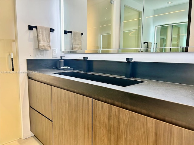 2301 Collins Ave Unit 1634/1635, Miami Beach, FL 33139 - bathroom featuring double vanity