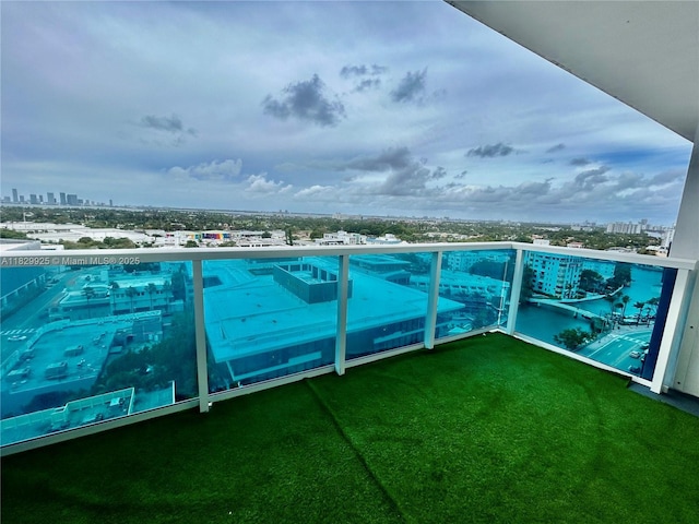 2301 Collins Ave Unit 1634/1635, Miami Beach, FL 33139 - balcony featuring a view of city