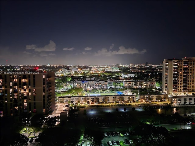 11113 Biscayne Blvd Unit 2056, Miami, FL 33181 - view of city featuring a view of city lights