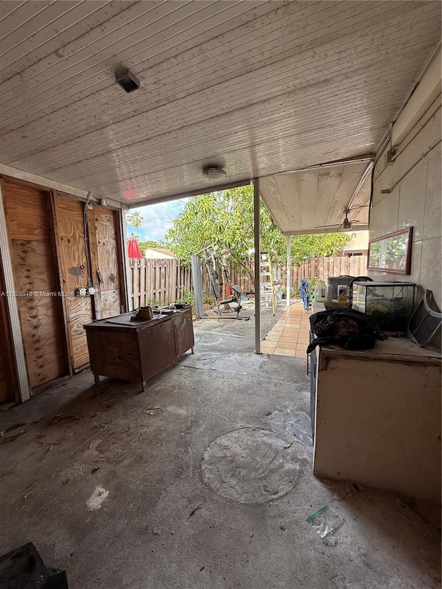 19926 NW 67th Pl, Hialeah, FL 33015 - fenced backyard with a patio area