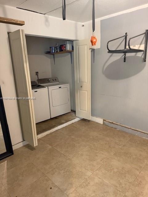 11224 Sacco Dr, Boca Raton, FL 33428 - garage with separate washer and dryer and baseboards