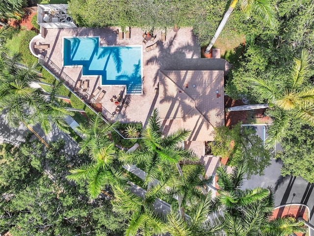 321 NW 100th Ave, Plantation, FL 33324 - view from above of property featuring a pool