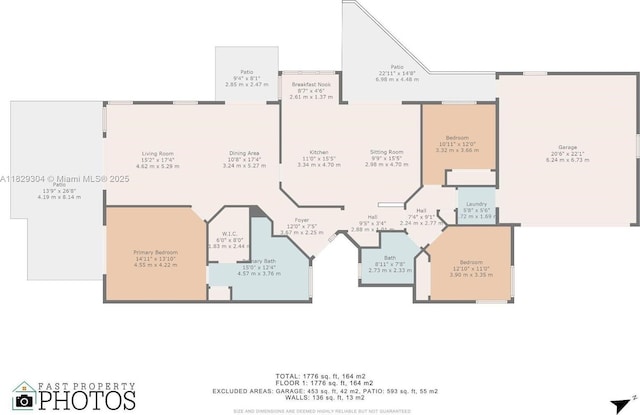 321 NW 100th Ave, Plantation, FL 33324 - view of property floor plan