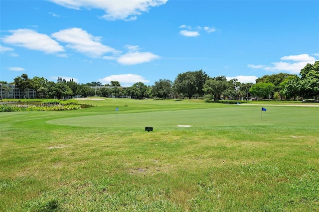 9112A SW 20th St, Davie, FL 33324 - view of community with an area to practice putting, view of golf course, and view of scattered trees