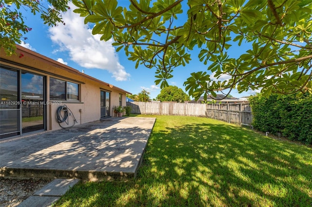 13420 SW 53rd St, Miami, FL 33175 - fenced backyard featuring a patio