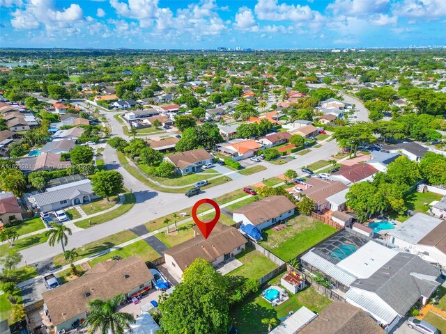 13420 SW 53rd St, Miami, FL 33175 - aerial perspective of suburban area