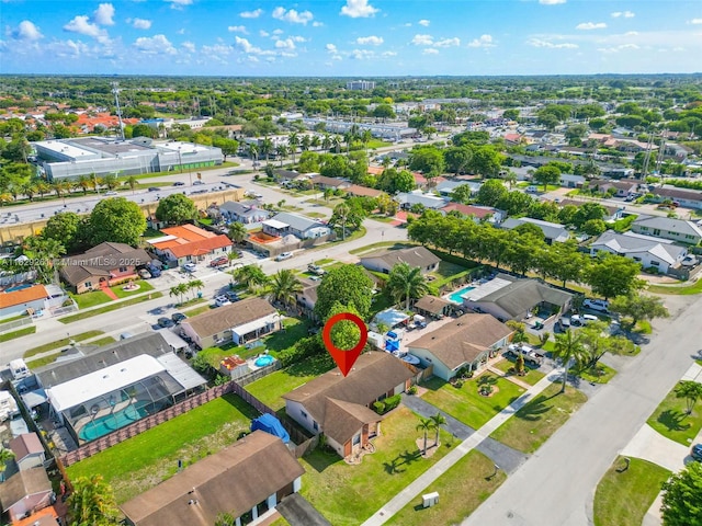 13420 SW 53rd St, Miami, FL 33175 - aerial perspective of suburban area