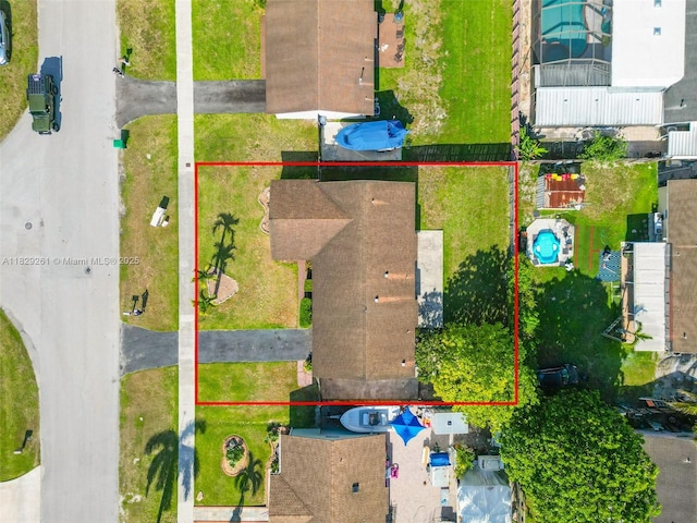 13420 SW 53rd St, Miami, FL 33175 - aerial overview of property's location with property parcel outlined
