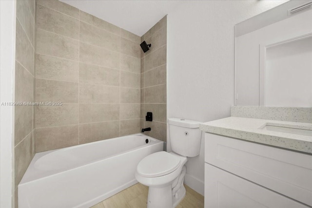 1301 NE 36th Ln, Cape Coral, FL 33909 - bathroom with vanity and bathing tub / shower combination