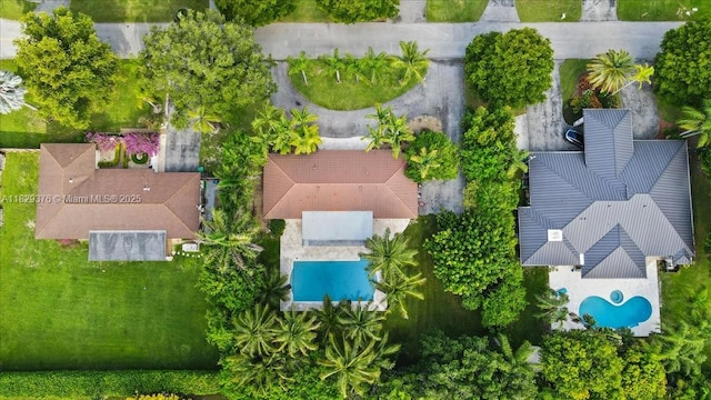 18301 SW 86th Ave, Palmetto Bay, FL 33157 - drone / aerial view of a pool