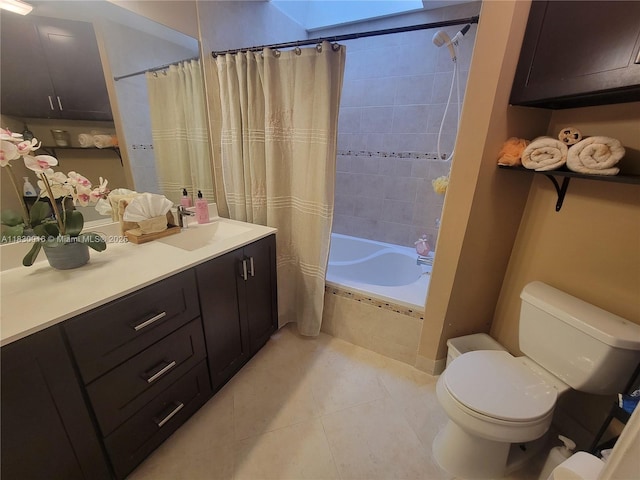 810 SW 113th Ter, Pembroke Pines, FL 33025 - bathroom featuring vanity, tile patterned floors, and tiled shower / bath
