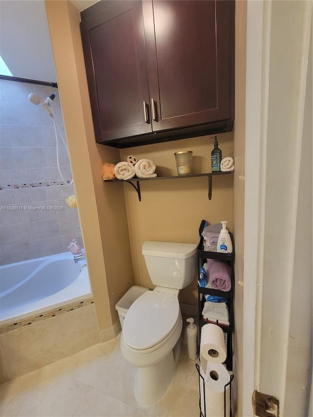 810 SW 113th Ter, Pembroke Pines, FL 33025 - bathroom with tile patterned flooring and tiled shower / bath combo