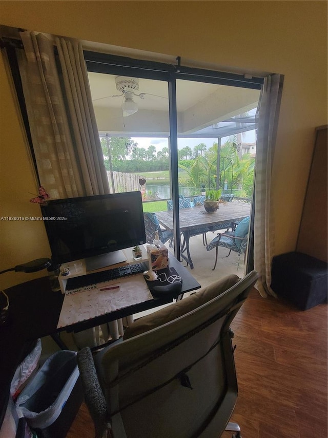 810 SW 113th Ter, Pembroke Pines, FL 33025 - office space featuring wood finished floors