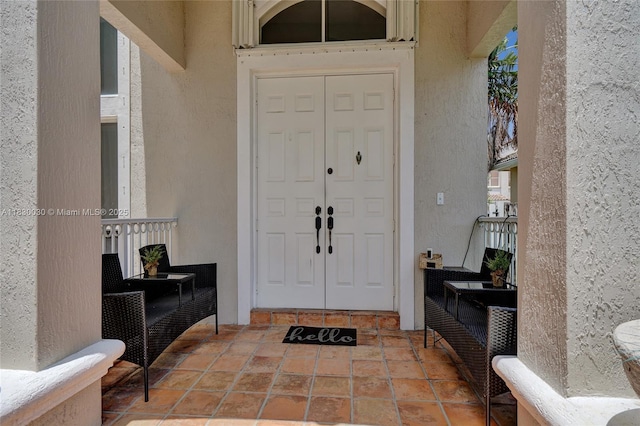 5347 SW 32nd Ter, Hollywood, FL 33312 - doorway to property with stucco siding