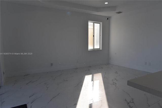 2925 SW 133rd Ave, Miramar, FL 33027 - empty room featuring marble finish floors and recessed lighting