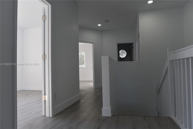 2925 SW 133rd Ave, Miramar, FL 33027 - corridor with wood finished floors and recessed lighting