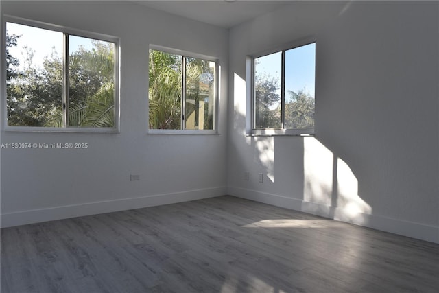 2925 SW 133rd Ave, Miramar, FL 33027 - unfurnished room with wood finished floors and baseboards
