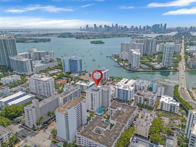 1345 Lincoln Rd Unit 1005, Miami Beach, FL 33139 - aerial view of skyline and a large body of water