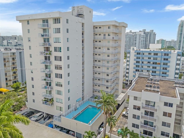1345 Lincoln Rd Unit 1005, Miami Beach, FL 33139 - view of apartment building / complex with a view of city