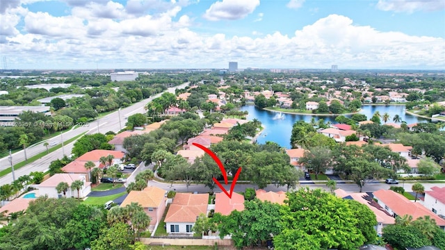 13552 NW 5th Ct, Plantation, FL 33325 - aerial view of residential area featuring a large body of water
