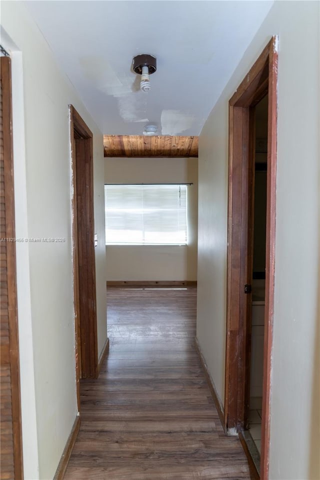 3719 Riverside Dr Unit 3719, Coral Springs, FL 33065 - hallway featuring wood finished floors and baseboards