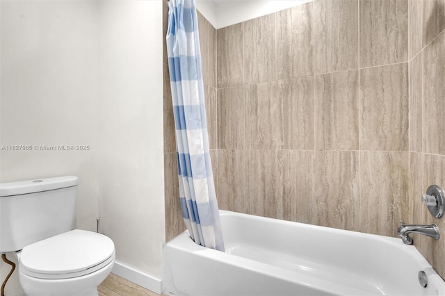 6201 Floridian Cir, Lake Worth, FL 33463 - bathroom with shower / tub combo and tile patterned floors