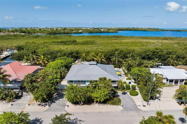 835 70th St, Gulf, Marathon, FL 33050 - aerial view of property and surrounding area with a nearby body of water