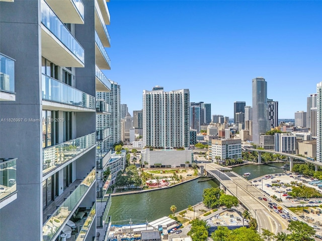 88 SW 7th St Unit 2107, Miami, FL 33130 - view of city skyline with a large body of water and a notable bridge