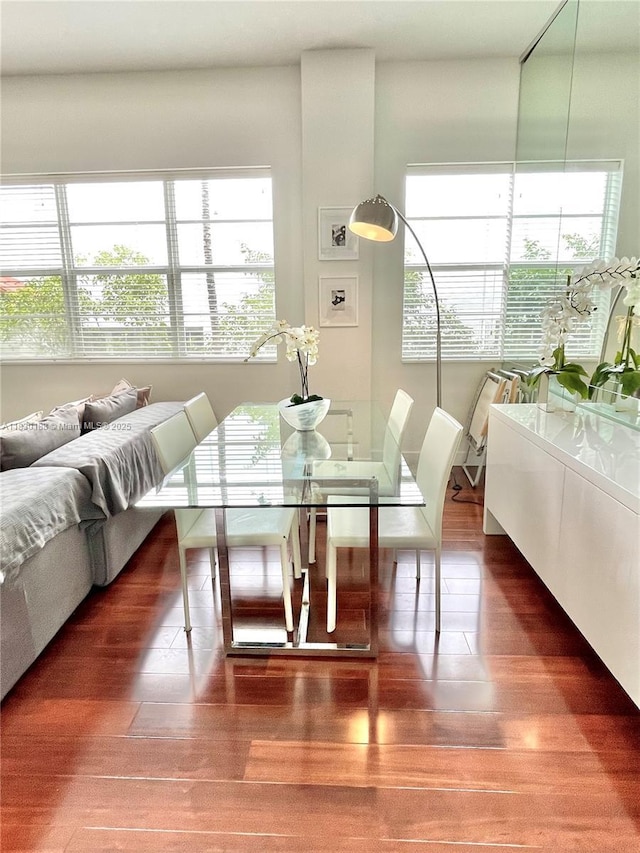 935 Euclid Ave Unit 7, Miami Beach, FL 33139 - dining area with wood finished floors and healthy amount of natural light