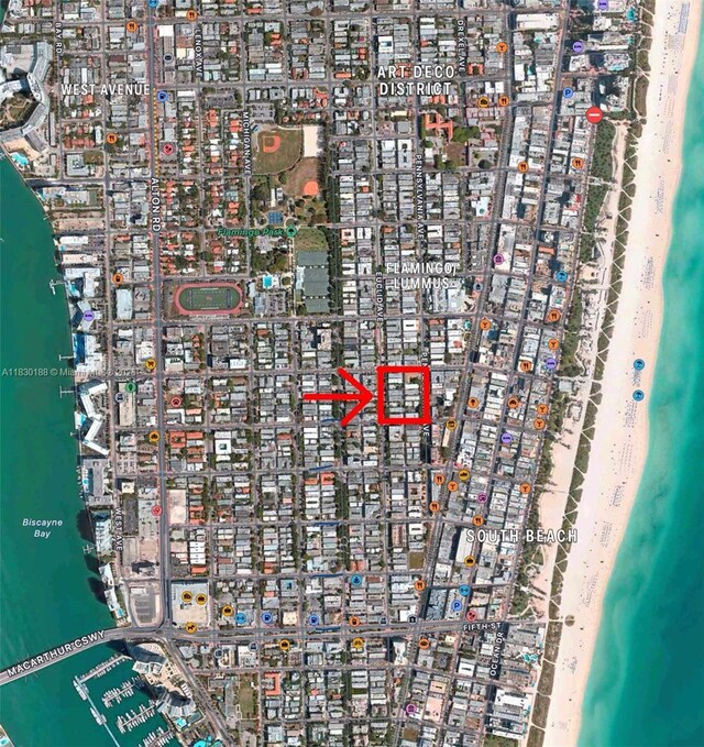 935 Euclid Ave Unit 7, Miami Beach, FL 33139 - aerial view of property's location