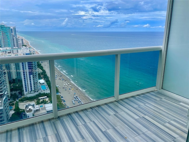 1830 S Ocean Dr Unit 3812, Hallandale Beach, FL 33009 - balcony with a water view and a view of city