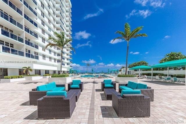 3725 S Ocean Dr Unit 1411, Hollywood, FL 33019 - view of patio / terrace