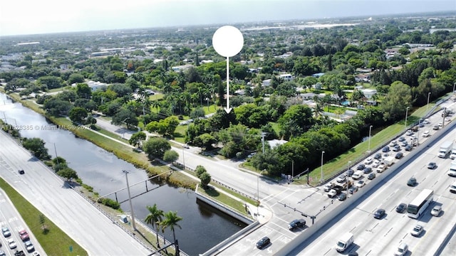 5221 Orange Dr, Davie, FL 33314 - bird's eye view of a large body of water and a highway