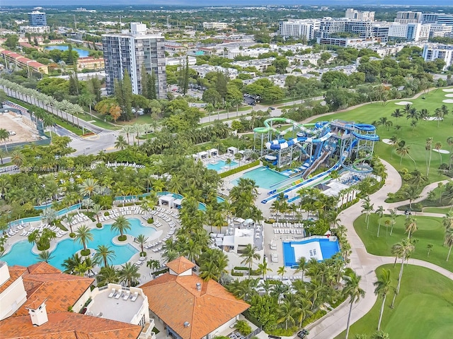 20401 NE 30th Ave Unit 310-8, Aventura, FL 33180 - view of urban area featuring a pool area and a golf club