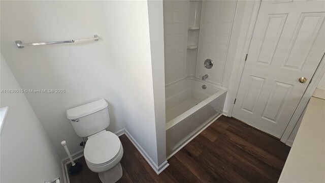 4407 Karlbrook Ln, ,, NC 27616 - full bath featuring wood finished floors and shower / bathtub combination