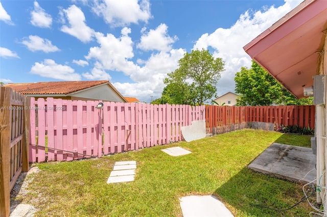 6908 SW 104th Ct, Miami, FL 33173 - fenced backyard featuring a patio