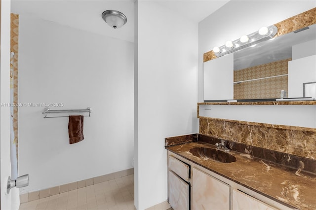 6908 SW 104th Ct, Miami, FL 33173 - bathroom with vanity and a tile shower