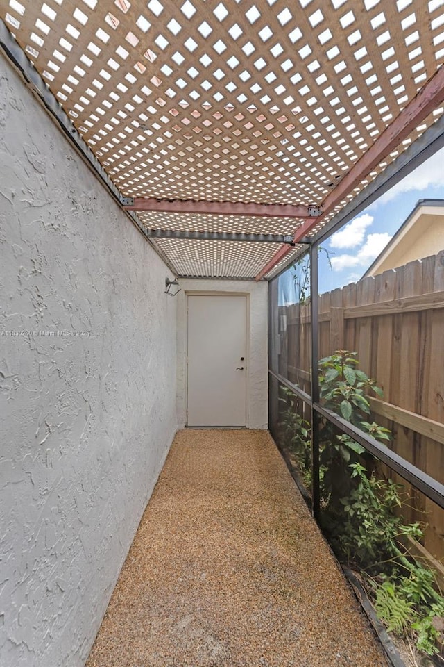 6908 SW 104th Ct, Miami, FL 33173 - view of patio / terrace featuring a pergola