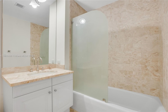 1425 Brickell Ave Unit 44A-B, Miami, FL 33131 - full bath with vanity and tub / shower combination