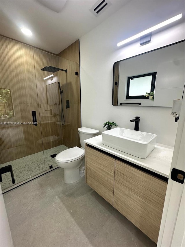 17902 SW 87th Pl, Palmetto Bay, FL 33157 - bathroom featuring a stall shower and vanity