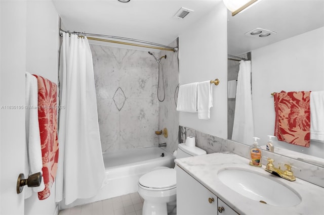 177 Ocean Lane Dr Unit 1203, Key Biscayne, FL 33149 - full bath with shower / bath combo with shower curtain, vanity, and tile patterned floors