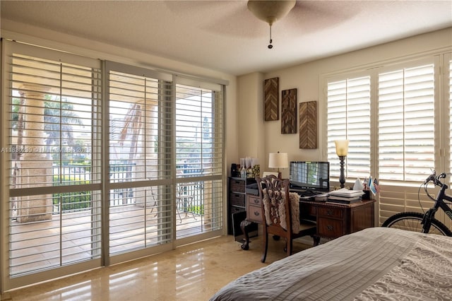 9 NE 20th Ave Unit 201, Deerfield Beach, FL 33441 - bedroom featuring a textured ceiling