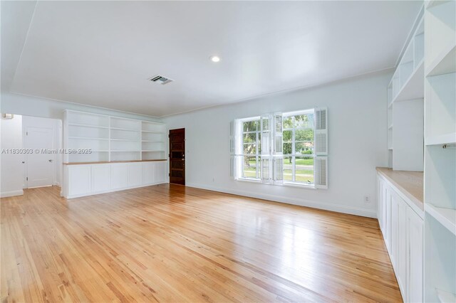 431 Gerona Ave, Coral Gables, FL 33146 - spare room with light wood finished floors and baseboards