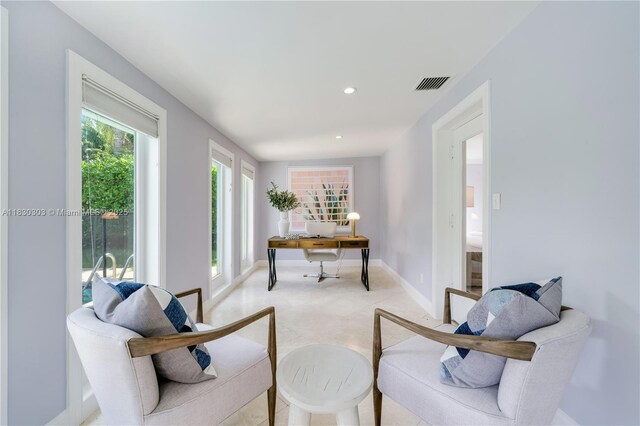 431 Gerona Ave, Coral Gables, FL 33146 - empty room featuring baseboards and recessed lighting