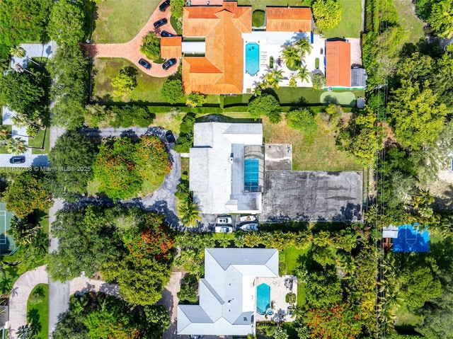 6420 SW 114th St, Pinecrest, FL 33156 - bird's eye view of a pool
